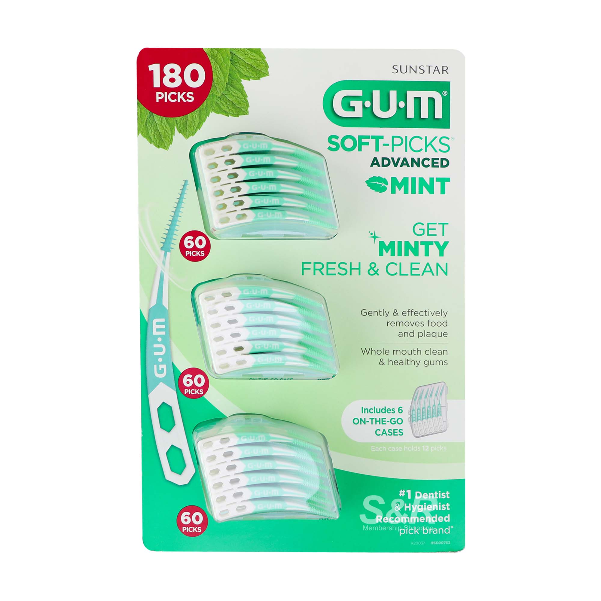 Sunstar Gum Advanced Softpicks 180pcs